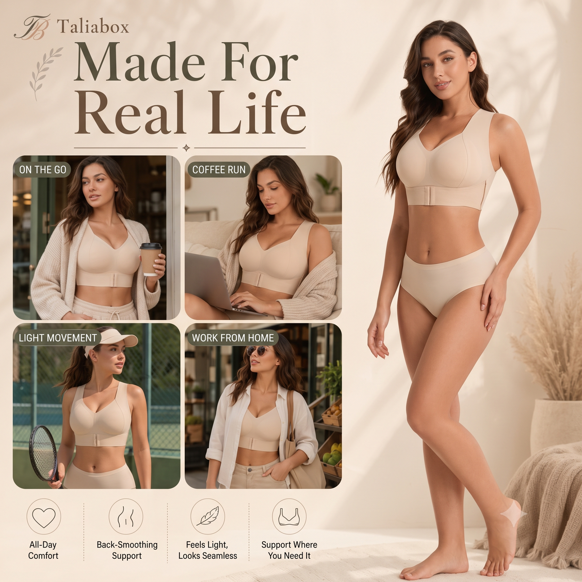 VeraFit™  – Powerful Posture & Custom-Lift Bra