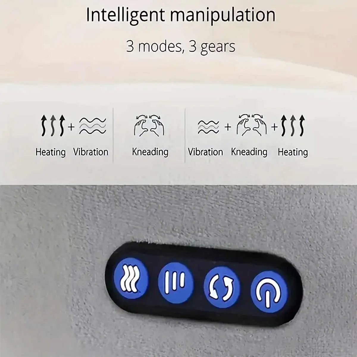 U-Shape Heated Neck Massager (USB Rechargeable)