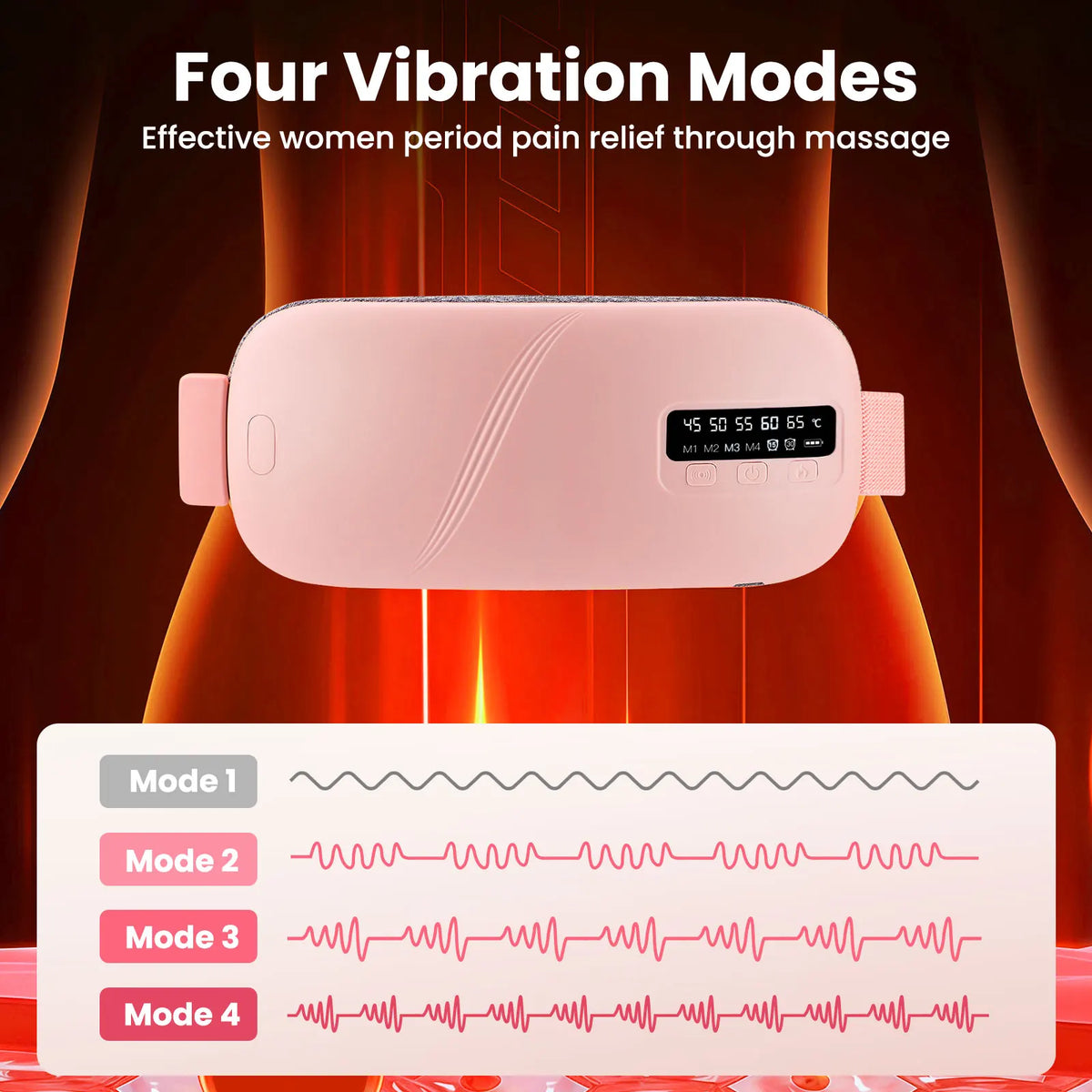 Period Relief Heating Belt (4 Modes) with Vibration