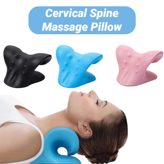 C-Type Cervical Traction Pillow – Neck & Shoulder Relaxer