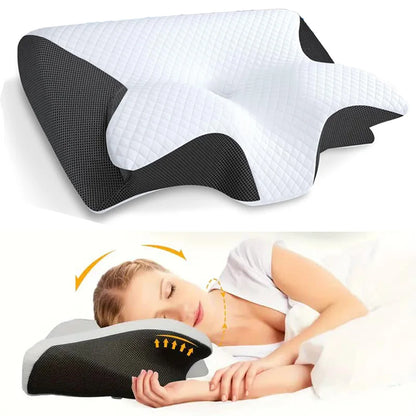 Butterfly Memory Foam Cervical Pillow – Slow Rebound