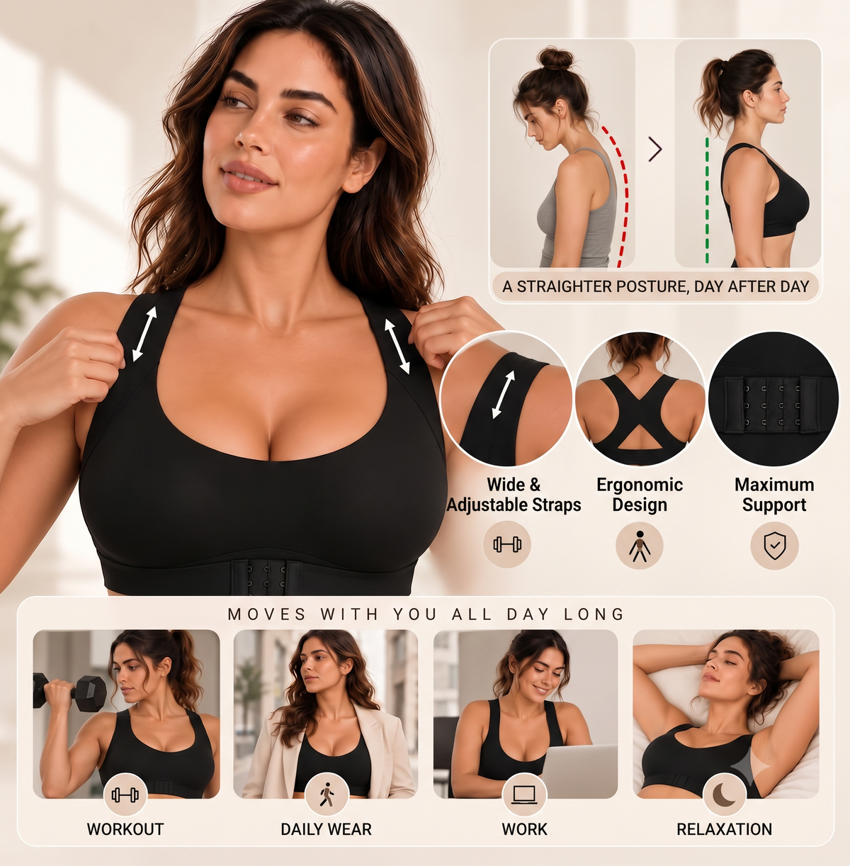 VeraFit™  – Powerful Posture & Custom-Lift Bra